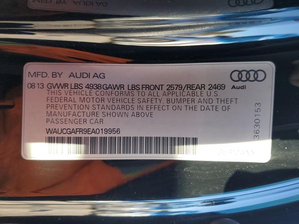 2014 AUDI S5/RS5 quattro Premium Plus — VINS