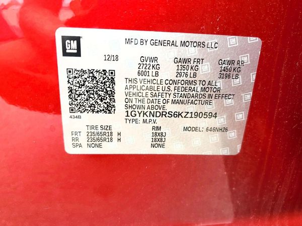 2019 CADILLAC XT5 Luxury