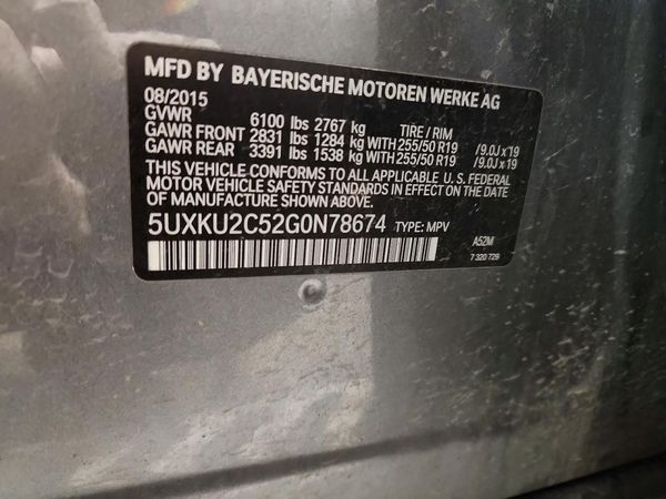2016 BMW X6 xDrive35i