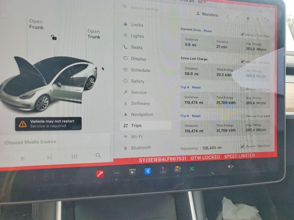 2020 TESLA MODEL 3