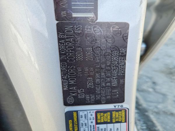 2015 KIA FORTE