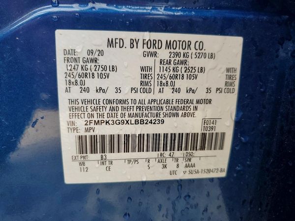 2020 FORD EDGE