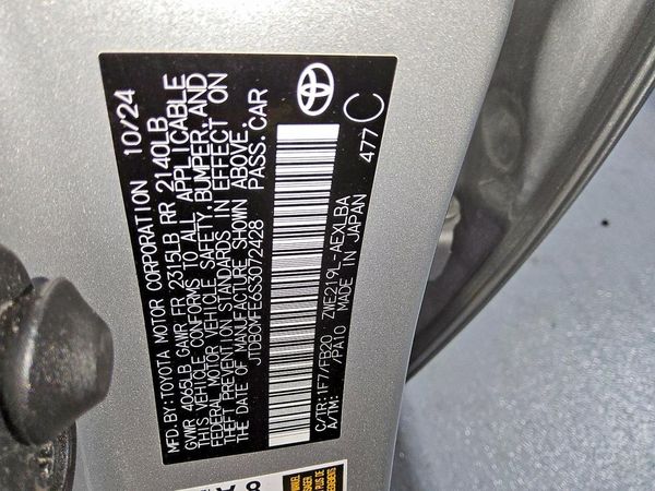 2025 TOYOTA COROLLA LE, XLE, SE
