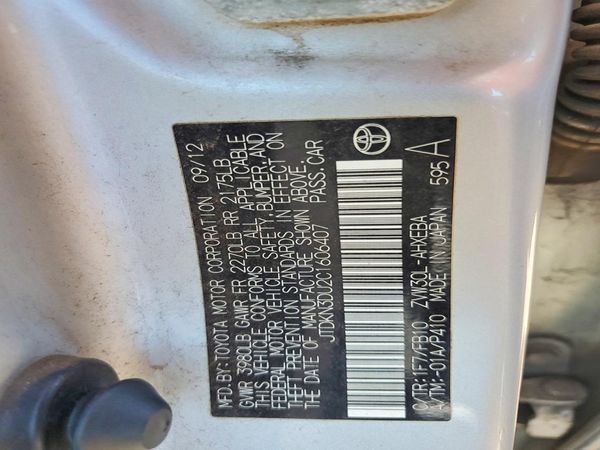 2012 TOYOTA PRIUS