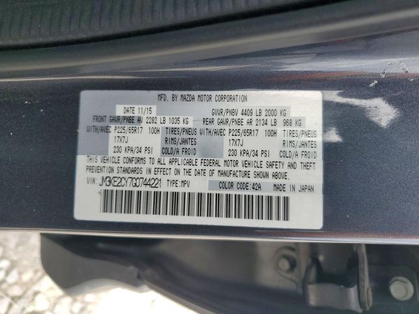 2016 MAZDA CX-5 Touring/GS