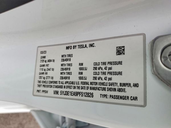 2023 TESLA MODEL 3