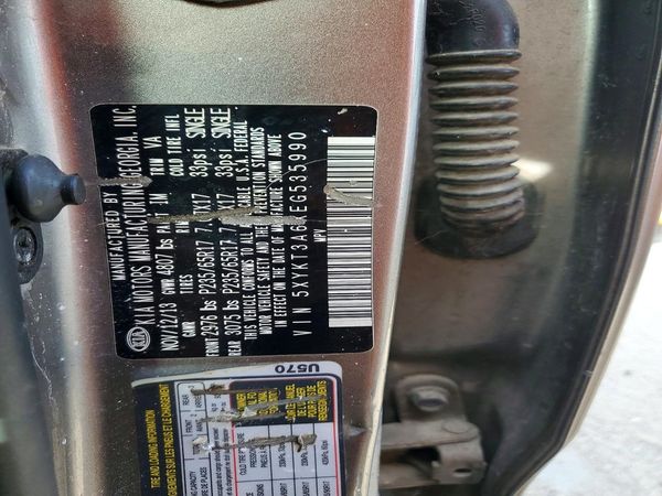 2014 KIA SORENTO Base/ LX — VINS
