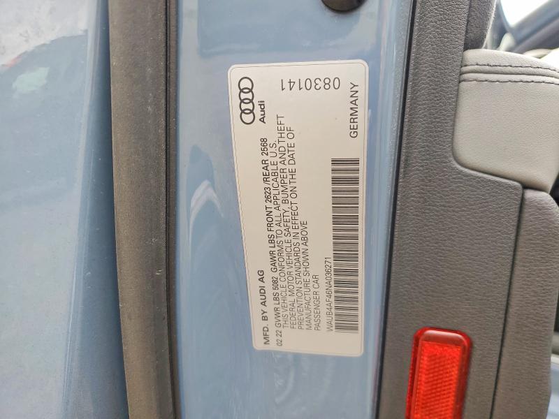 2022 AUDI S4 quattro Premium Plus