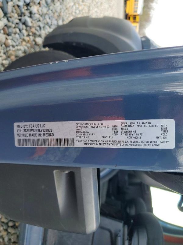 2020 RAM PROMASTER 3500 VF