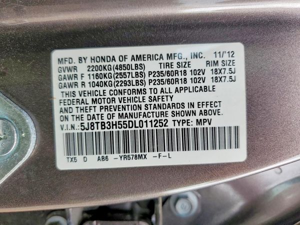 2013 ACURA RDX
