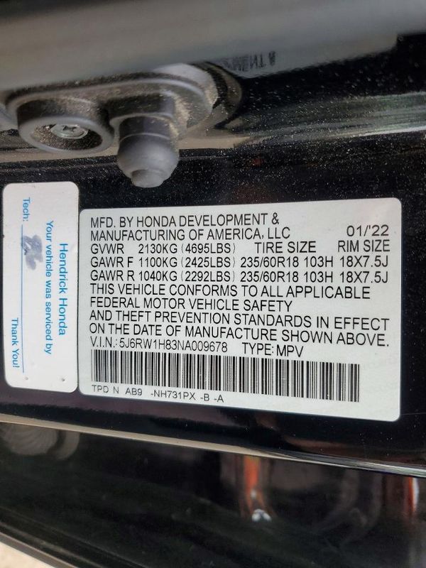 2022 HONDA CRV EX-L