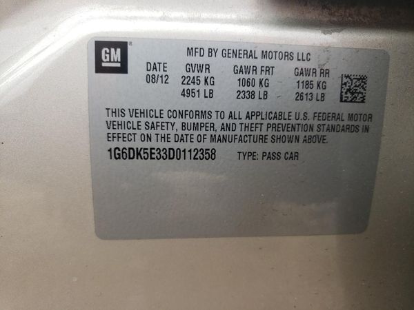 2013 CADILLAC CTS
