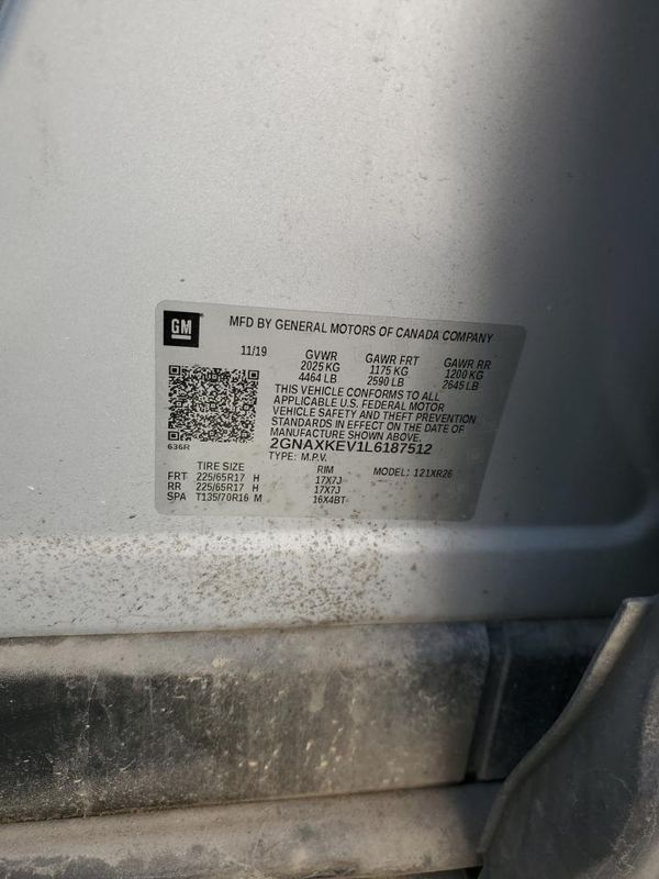 2020 CHEVROLET EQUINOX LT (1LT)