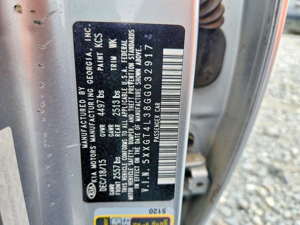 2016 KIA OPTIMA GL