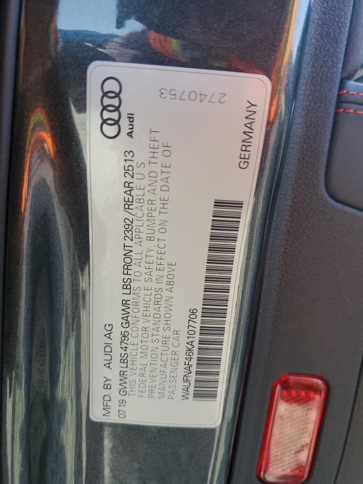 2019 AUDI A4 quattro Prestige