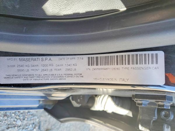 2015 MASERATI QUATTROPORTE Essence