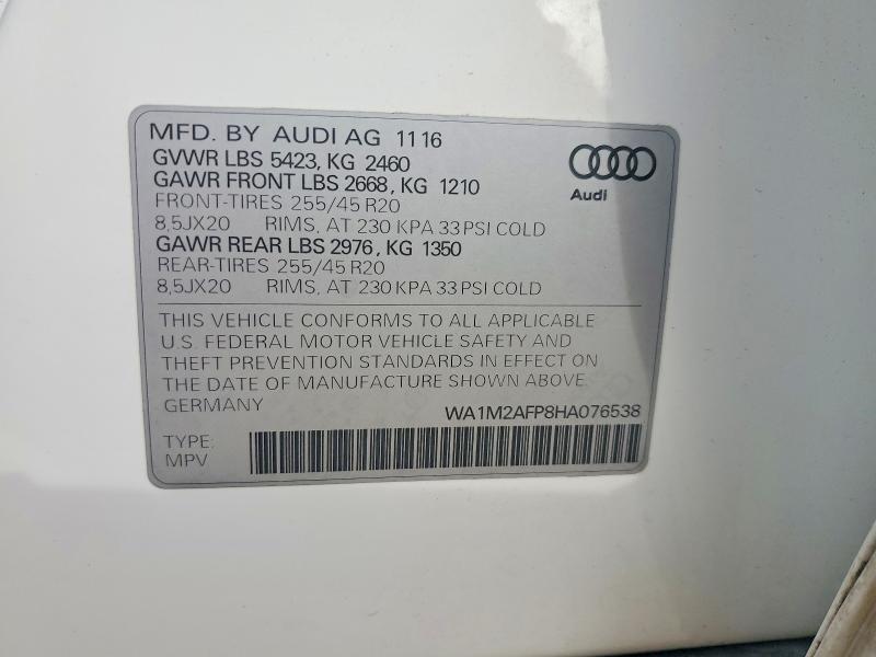 2017 AUDI Q5 quattro Premium Plus