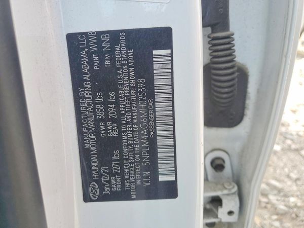 2021 HYUNDAI ELANTRA SEL
