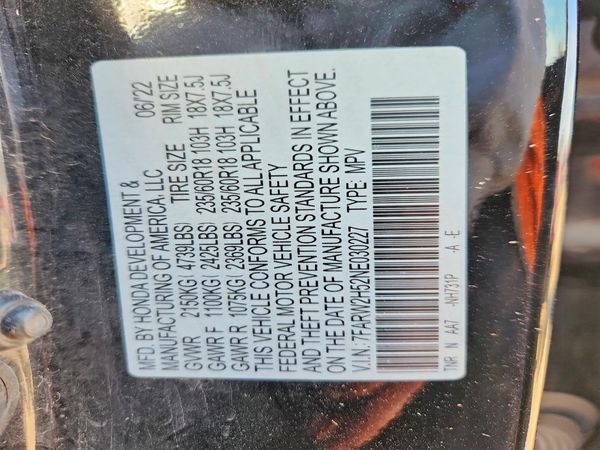 2022 HONDA CR-V EX