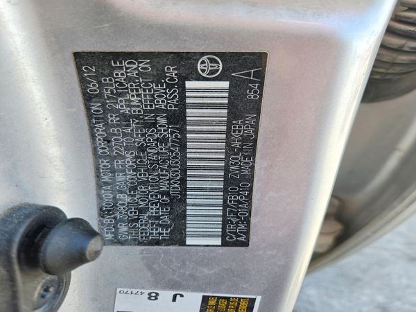 2012 TOYOTA PRIUS
