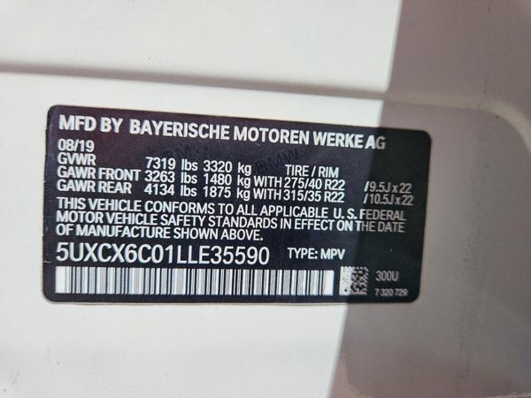 2020 BMW X7 M50i