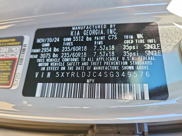 2025 KIA SORENTO