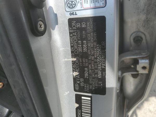 2013 KIA FORTE EX