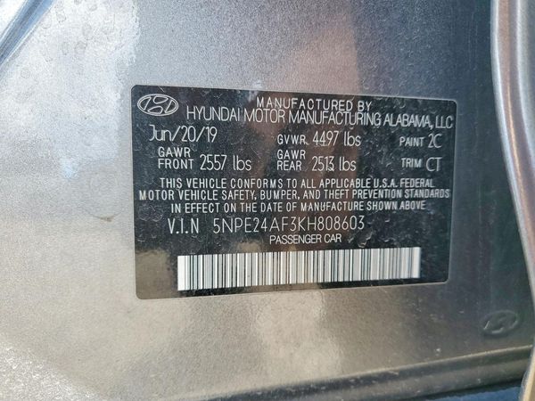 2019 HYUNDAI SONATA Eco Turbo, SE