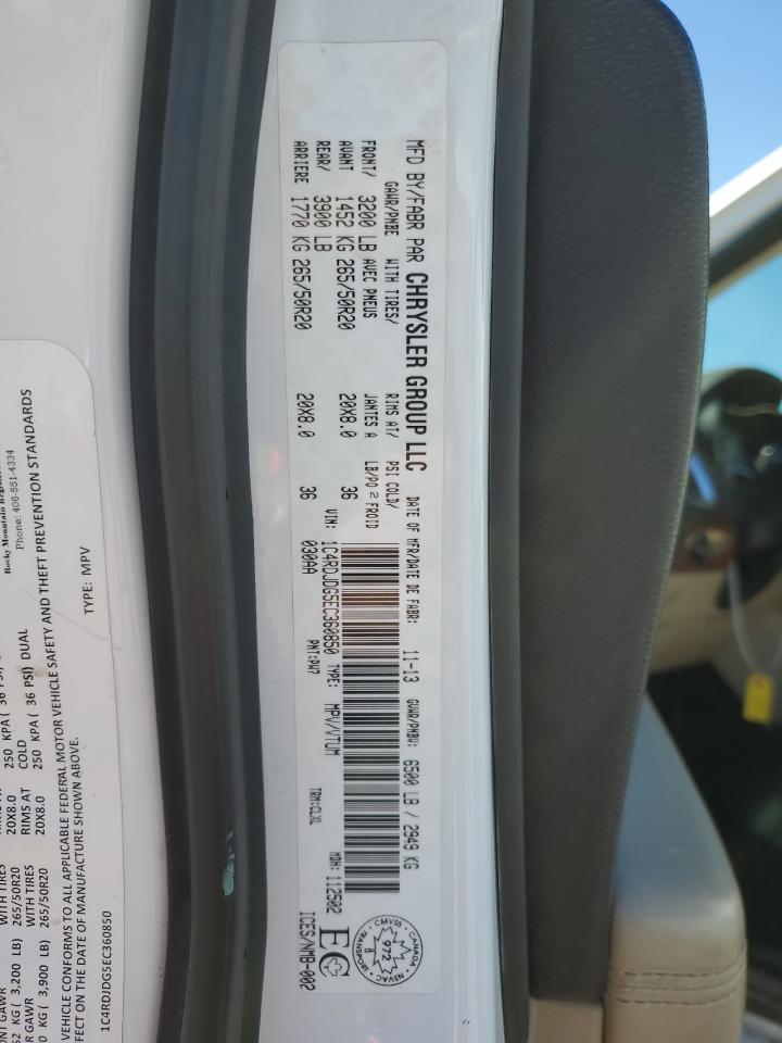 2014 DODGE DURANGO LIMITED AWD