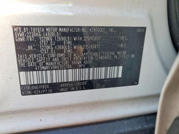 2024 TOYOTA RAV4 LE