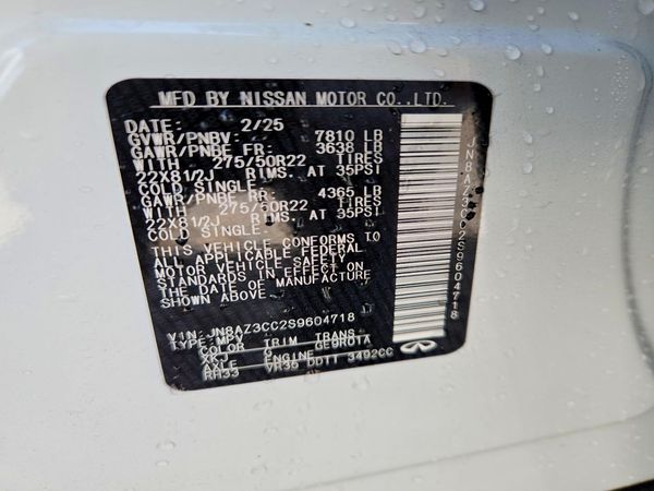 2025 INFINITI QX80 Autograph