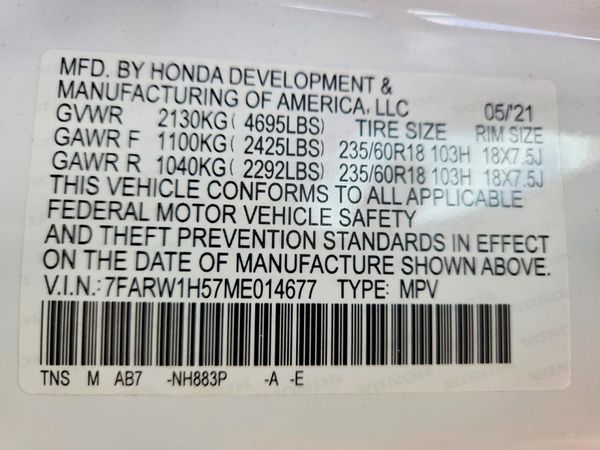 2021 HONDA CR-V
