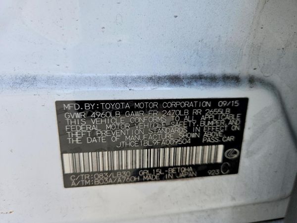 2015 LEXUS GS 350