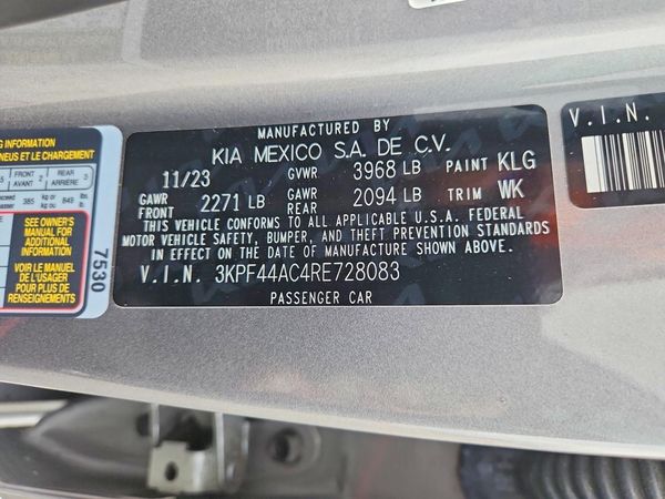 2024 KIA FORTE GT