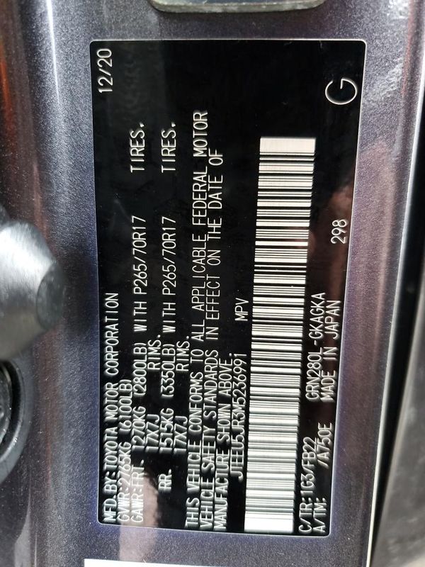 2021 TOYOTA 4RUNNER