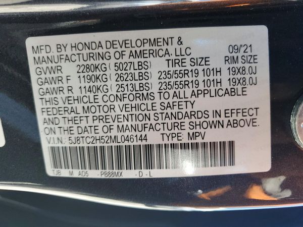 2021 ACURA RDX