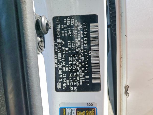 2013 KIA SORENTO EX