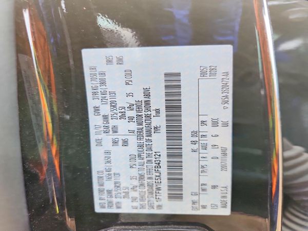 2018 FORD F150