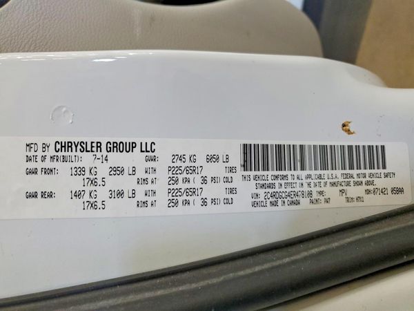 2014 DODGE GRAND CARAVAN SXT