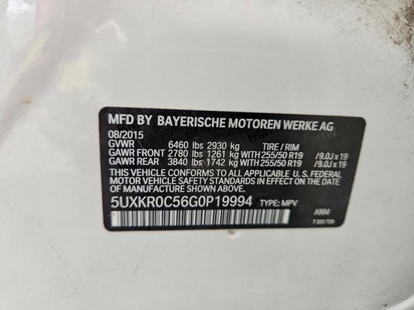2016 BMW X5 xDrive35i