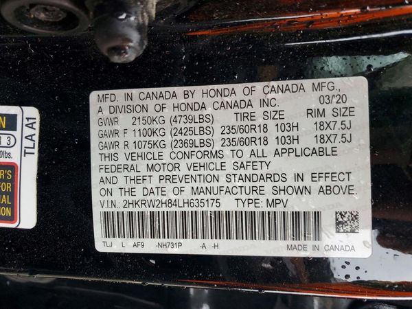 2020 HONDA CR-V EX-L