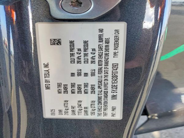 2025 TESLA MODEL 3