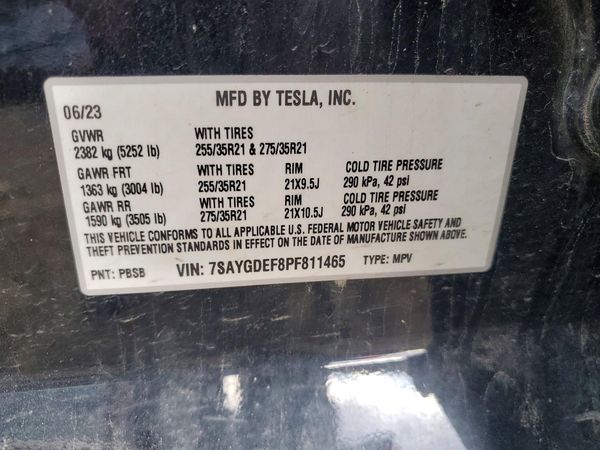 2023 TESLA MODEL Y