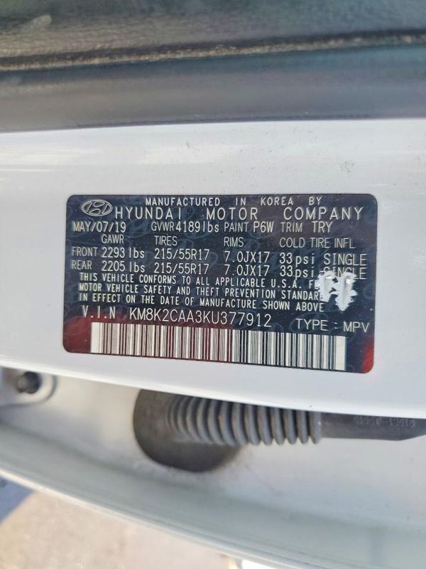 2019 HYUNDAI KONA SEL