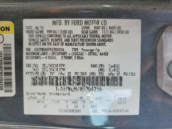 2017 FORD MUSTANG I4 Convertible