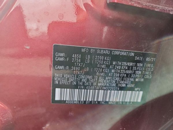 2021 SUBARU OUTBACK Premium+SMART+M/R+NAVI