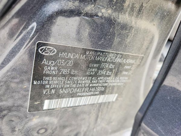 2020 HYUNDAI ELANTRA
