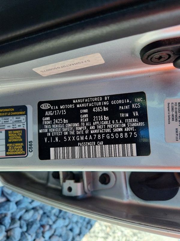 2015 KIA OPTIMA GL(Middle-low grade)