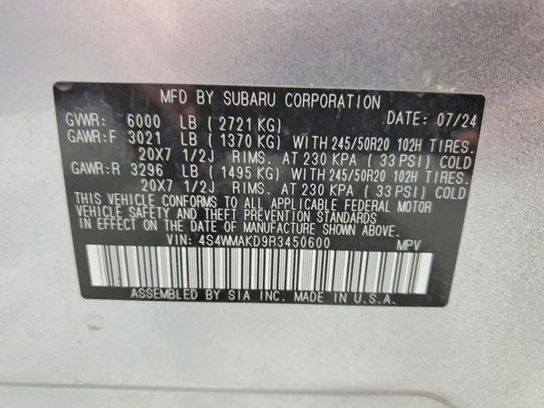 2024 SUBARU ASCENT ONYXL