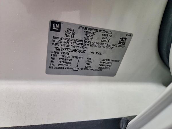2015 CHEVROLET SUBURBAN LTZ